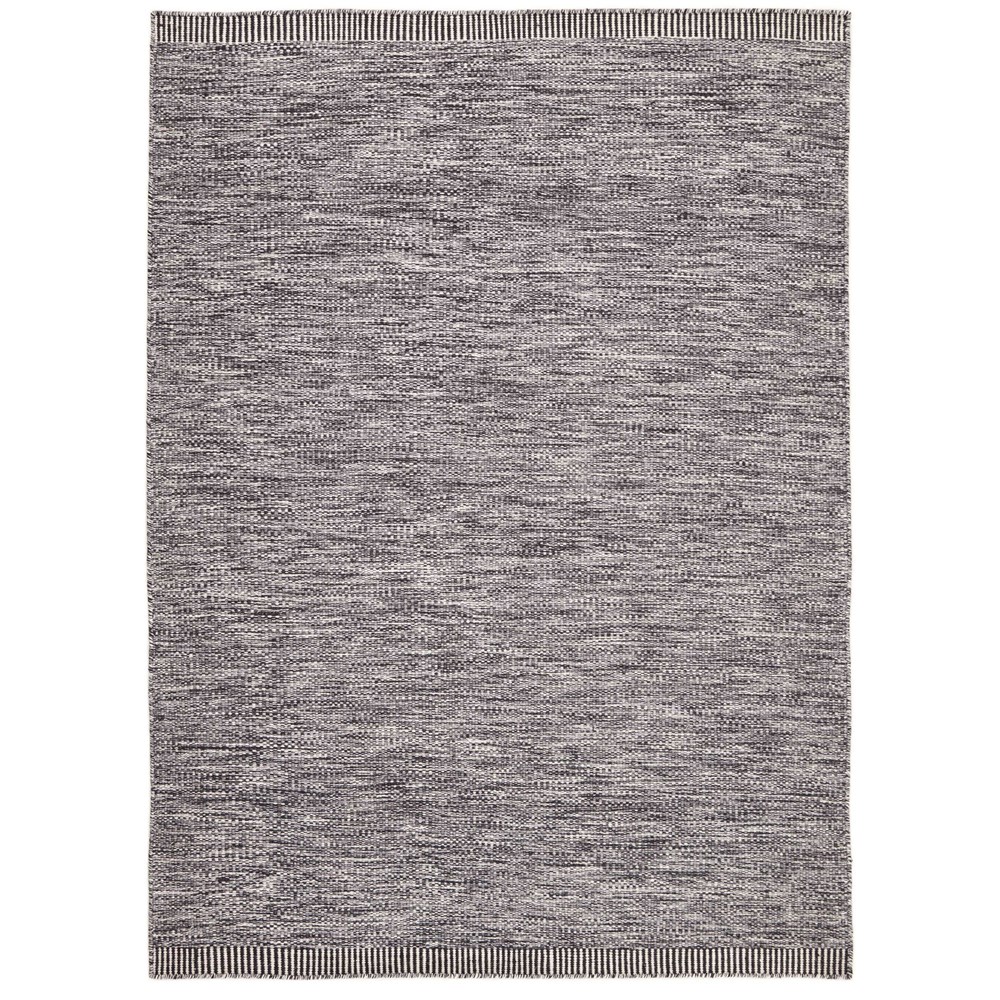 New Comfort Modern Kilims J-96-03 Wool Rug in Steel Grey